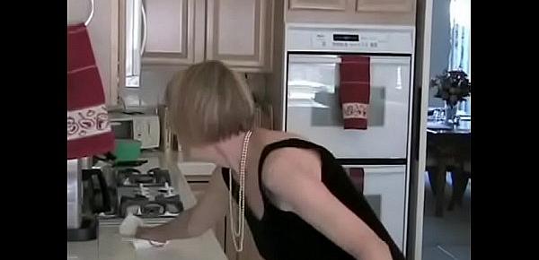 Amateur Granny Sucks Dick In Her Kitchen